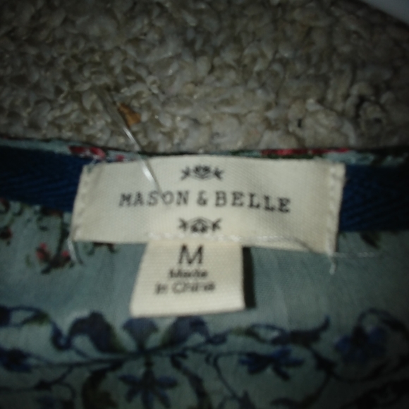 Light blue flowery kimono. - Picture 4 of 4